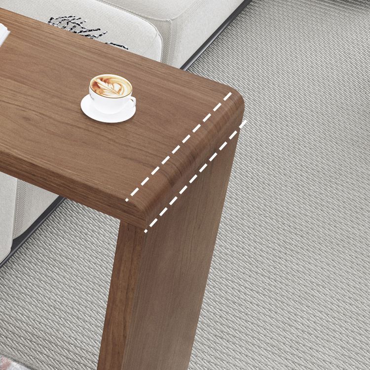 Mesa de bar de estilo moderno, mesa de bar rectangular de madera maciza para sala de estar