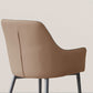 Modern Style Dining Chair Leather Low Back Side Chair for Dining Room