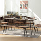 Industrial Rectangle 4-foot Home Furniture Solid Wood Dining Table for Home Clearhalo ' dining_table' 'Dining Tables & Seating' 'Dining Tables' 'furn' 'furn_dining_table' 'Furniture' 'furniture_dining_table' 'Kitchen & Dining Furniture' 'kitchen&dining_furn' 'kitchen' 'kitchen_dining_table' 1200x1200_aff8abef-1e12-4efe-ba89-7580ef3cd9ad