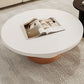 Contemporary Cocktail Table Round Pedestal Wood Coffee Cocktail Table Clearhalo 'Coffee & Accent Tables' 'Coffee Tables' 'coffee_tables' 'furn' 'furn_coffee_tables' 'Furniture' 'Living Room Furniture' 1200x1200_aff91bd7-0150-4497-add8-9a2071531186