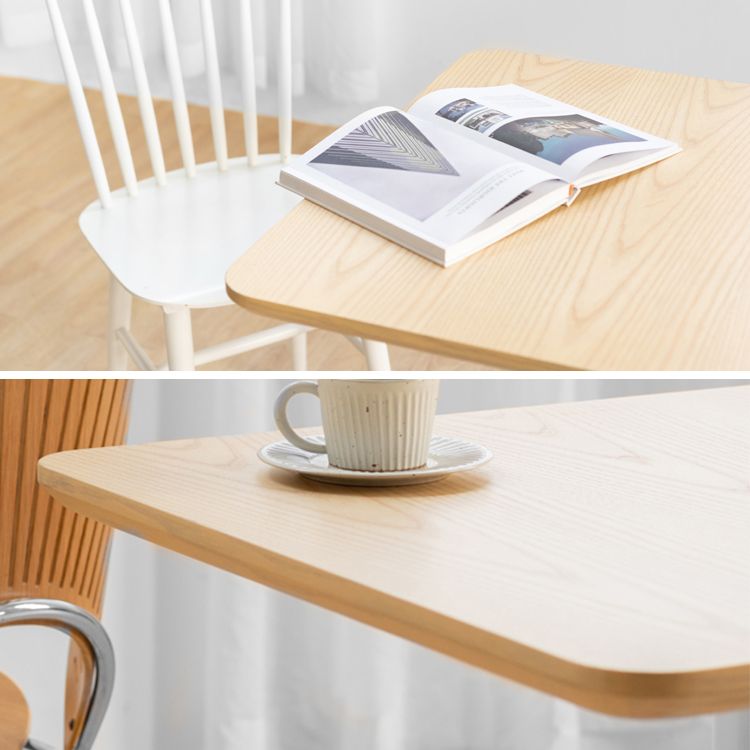 Metal Industrial Square Dining Table Solid Wood Top Table with Pedestal Base Clearhalo ' dining_table' 'Dining Tables & Seating' 'Dining Tables' 'furn' 'furn_dining_table' 'Furniture' 'furniture_dining_table' 'Kitchen & Dining Furniture' 'kitchen&dining_furn' 'kitchen' 'kitchen_dining_table' 1200x1200_aff9aeca-bb42-406a-b875-6bc2d6d724aa
