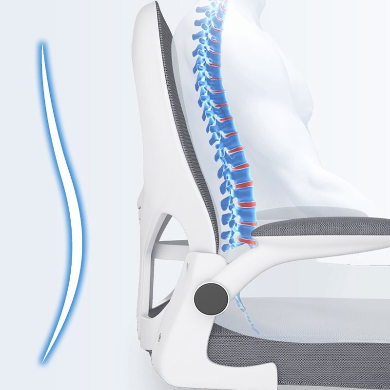 Chaise de bureau à armes rembourrées contemporaines chaise de bureau ergonomique pour le bureau