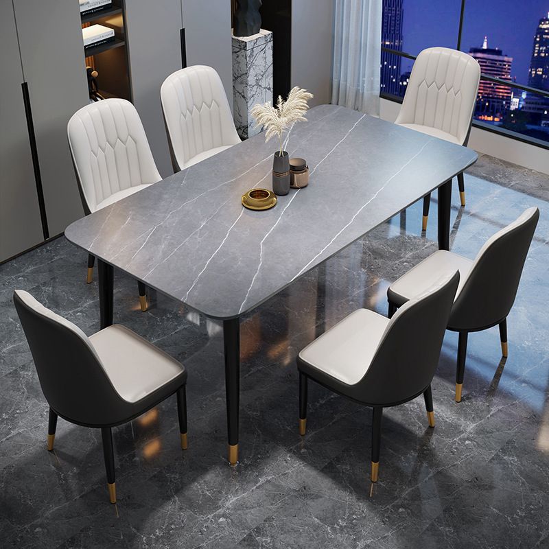Tavolo da pranzo Simplicity Dining Room Tavolo da pranzo in pietra a 4 gambe