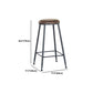 Industrial 1/7 Pieces Bar Table Set Rectangle Wood Counter Table with High Stools