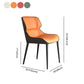 Modern PU Leather Dining Chairs Metal Dining Armchairs for Home Use Clearhalo ' kitchen&dining_furn' 'Dining Chairs' 'Dining Tables & Seating' 'dining_chair' 'furn' 'furn_dining_chair' 'Furniture' 'furniture_dining_chair' 'Kitchen & Dining Furniture' 'kitchen' 1200x1200_b0060b95-e427-4271-8df6-0cc1ef2de015