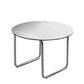 Modern Glass Coffee Table Round Sled Coffee Table for Living Room Clearhalo 'Coffee & Accent Tables' 'Coffee Tables' 'coffee_tables' 'furn' 'furn_coffee_tables' 'Furniture' 'Living Room Furniture' 1200x1200_b00885a2-c533-4cd1-9155-eea73983bd51