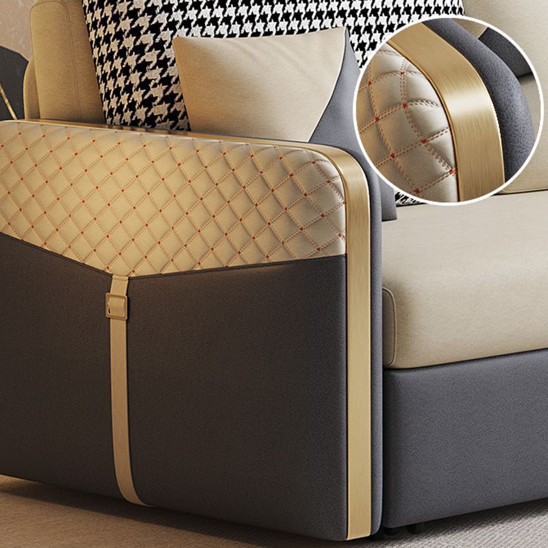 Divani per sonno posteriore cuscino bianco.