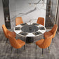 Glam Style Side Chair PU Leather Dining Chair for Living Room Clearhalo 'Dining Chairs' 'Dining Tables & Seating' 'dining_chair' 'furn' 'furn_dining_chair' 'Furniture' 'Kitchen & Dining Furniture' 1200x1200_b00cccfa-8209-4202-ad9c-ec1c3a2db770