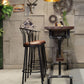 Industrial Style Rectangle Bar Table Solid Wood Milk Tea Shop Casual Bar Table Clearhalo 'Bar Furniture' 'Bar Tables' 'bar_tables' 'furn' 'furn_bar_tables' 'Furniture' 'furniture_bar_tables' 'Kitchen & Dining Furniture' 1200x1200_b00f2ab1-094e-42d6-8fbe-5b3bad391313