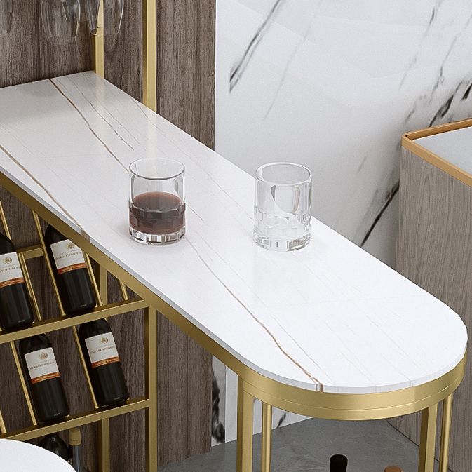 Contemporary 1/2/3 Pieces Bar Table Set Stone Bar Table with Bar Stool Clearhalo 'Bar Furniture' 'furn' 'furn_home_bar_bar_sets' 'Furniture' 'Home Bars & Bar Sets' 'home_bar_bar_sets' 'Kitchen & Dining Furniture' 1200x1200_b00fdb55-a5a5-45ee-80a3-f732edba3971