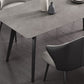 Rectangle Shape Industrial Style Table Sintered Stone Fixed Table for Home Use Clearhalo ' dining_table' 'Dining Tables & Seating' 'Dining Tables' 'furn' 'furn_dining_table' 'Furniture' 'furniture_dining_table' 'Kitchen & Dining Furniture' 'kitchen&dining_furn' 'kitchen' 'kitchen_dining_table' 1200x1200_b011ac3e-359a-4607-a0ee-6fb8789e9ed3