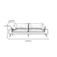 Faux Leather Pillow Top Arm Sofa with Pillow Back Cushions for Living Room