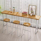 Contemporary Rectangle Wood Counter Table Indoor Bar Dining Table Clearhalo 'Bar Furniture' 'Bar Tables' 'bar_tables' 'furn' 'furn_bar_tables' 'Furniture' 'Kitchen & Dining Furniture' 1200x1200_b01393d8-b29a-4168-a47d-dbf7be75ee87