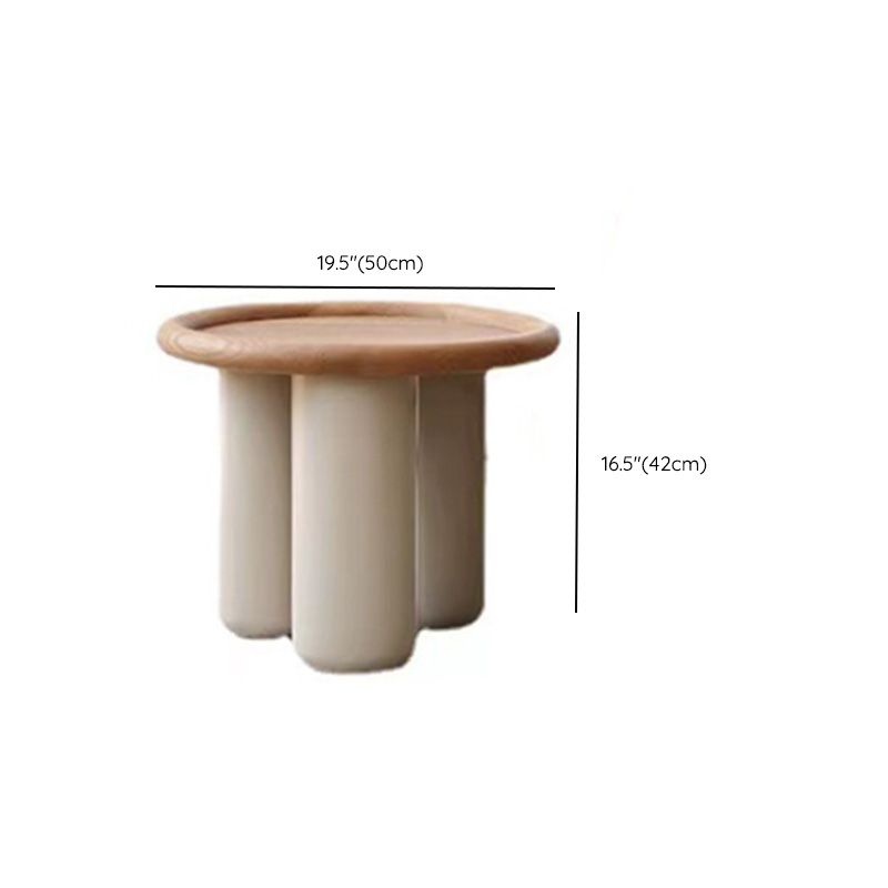 Solid Wood Tray Top Coffee Cocktail Table with 3 Legs in Brown Clearhalo 'Coffee & Accent Tables' 'Coffee Tables' 'coffee_tables' 'furn' 'furn_coffee_tables' 'Furniture' 'Living Room Furniture' 1200x1200_b01398c3-a8d9-4097-8d3d-2757e14ae9da