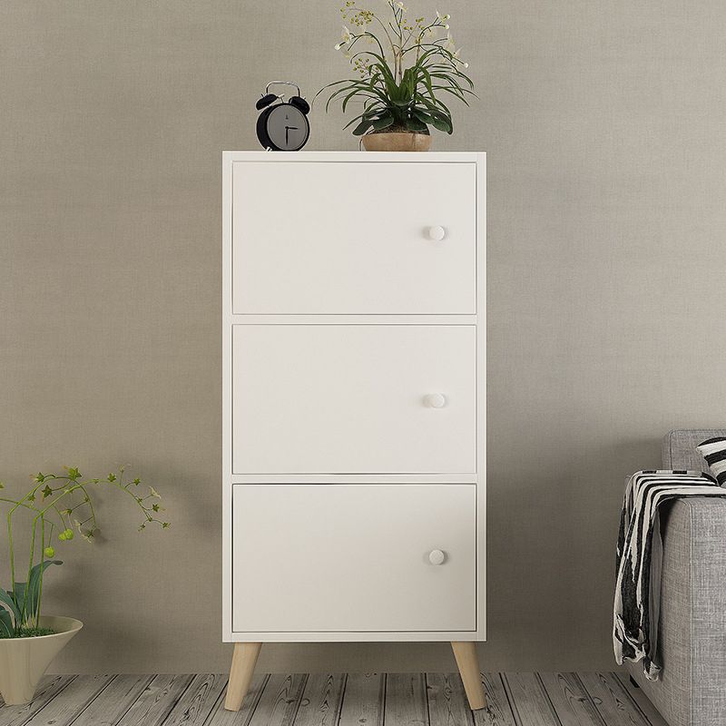 9.44" Wide Storage Cabinet with Doors Contemporary Wooden Accent Cabinet Clearhalo 'Cabinets & Chests' 'cabinets_chests' 'furn' 'furn_cabinets_chests' 'Furniture' 'Living Room Furniture' 1200x1200_b014108d-b0b0-4803-a751-a1cb3901c988