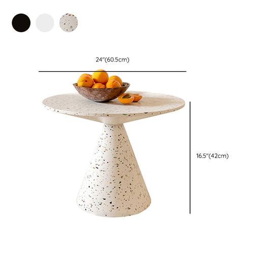 Tavolino da caffè piedistallo tavolo da caffè in metallo contemporaneo