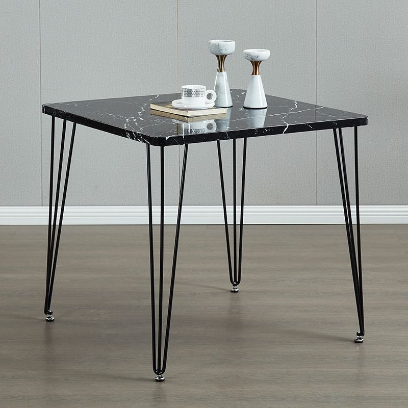 Square Sintered Stone Three-Color Dining Table Industrial 4 Legs Table for Dining Room Clearhalo ' dining_table' 'Dining Tables & Seating' 'Dining Tables' 'furn' 'furn_dining_table' 'Furniture' 'furniture_dining_table' 'Kitchen & Dining Furniture' 'kitchen&dining_furn' 'kitchen' 'kitchen_dining_table' 1200x1200_b015fe20-d707-4b3b-8e79-4a61e972a15d