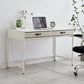 Rectangular Engineered Wood Writing Desk Contemporary Bedroom Office Desk with Drawers
