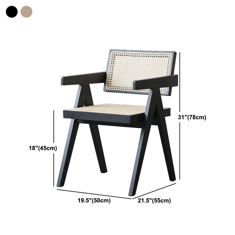 Modern Dining Room Dining Chairs Rubber Wood Dining Side Chairs Clearhalo 'Dining Chairs' 'Dining Tables & Seating' 'dining_chair' 'furn' 'furn_dining_chair' 'Furniture' 'furniture_dining_chair' 'Kitchen & Dining Furniture' 1200x1200_b0199bbf-a4a3-43db-a183-e6c8f39197a5