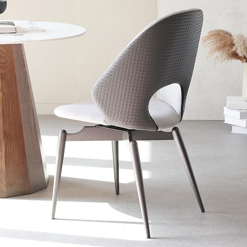 Upholstered Armless Dining Chairs Open Back Dining Side Chair