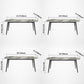 Modern Style Sintered Stone Dining Table Gray Rectangle Table with 4 Legs for Home Clearhalo ' dining_table' 'Dining Tables & Seating' 'Dining Tables' 'furn' 'furn_dining_table' 'Furniture' 'furniture_dining_table' 'Kitchen & Dining Furniture' 'kitchen&dining_furn' 'kitchen' 'kitchen_dining_table' 1200x1200_b01b6407-818a-4674-a596-a11b47675eb9