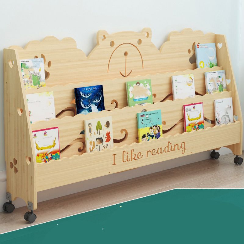 Scandinavian Style Bookshelf Closed Back Solid Wood Bookcase for Home and Office Clearhalo 'Bookcases' 'furn' 'furn_bookcases' 'Furniture' 'furniture_bookcases' 'kitchen' 'kitchen_bookcases' 'Living Room Furniture' 'Office Furniture' 1200x1200_b01bd957-5259-43be-8a3b-18888b2a9b6c