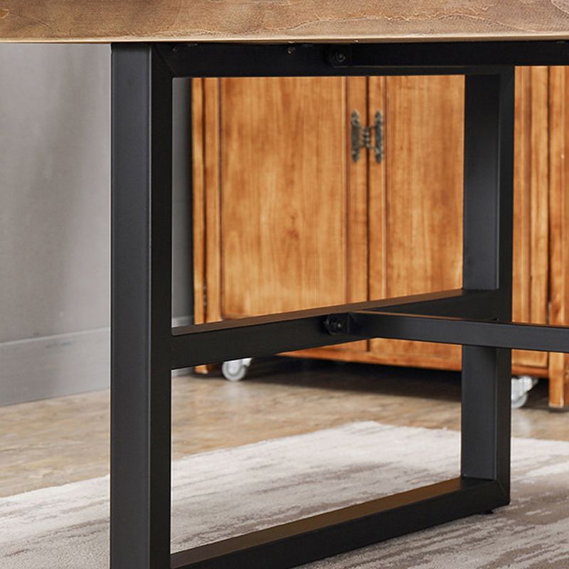 Industrial 1/2/3/5 Pieces Dining Table Set Solid Wood Top Dining Table and Chairs Clearhalo 'Dining Room Sets' 'Dining Tables & Seating' 'dining_room_set' 'furn' 'furn_dining_room_set' 'Furniture' 'furniture_dining_room_set' 'Kitchen & Dining Furniture' 'kitchen&dining_furn' 'kitchen' 1200x1200_b01e4b97-cbb1-427f-a4cc-b7790e76d680