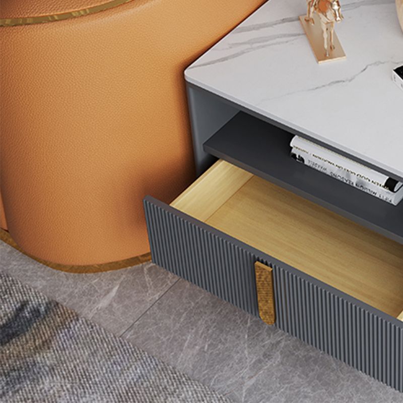 Modernistische rechthoekige eindtafel houten bank accenttafel