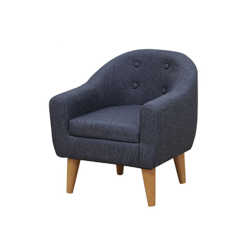 Contemporary Cotton Blend Tufted Split-Back Settee Couch for Children Clearhalo 'furn' 'furn_sofas' 'Furniture' 'Living Room Furniture' 'Sofa' 'sofas' 1200x1200_b01f044f-f58c-44d6-80b9-0b169a6066d5