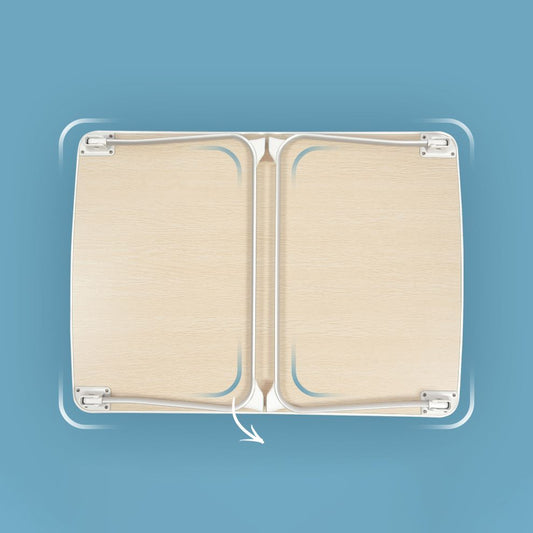 Table des ordinateurs portables rectangulaires flottants fabriqués en bois