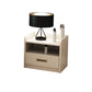 18 inch H Nightstand Imitatie Wood Lade opslag Modern bed nachtkastje