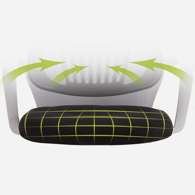 Moderner Mittelrücken Stuhl Stuhl Mesh Fixed Arms Office Stuhl für Home Office