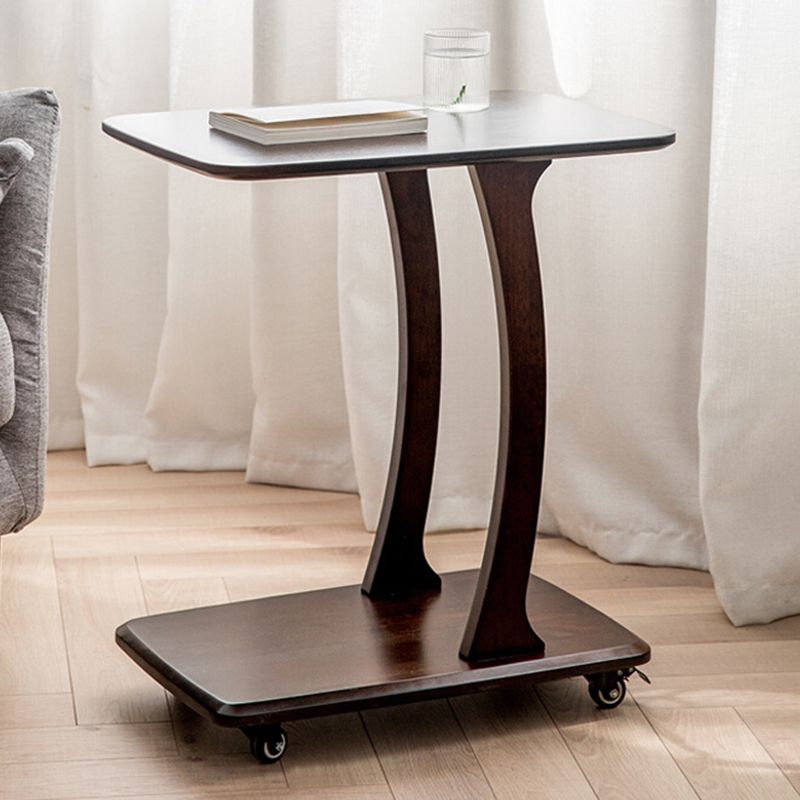 Industrial Brown 23.6" H x 15.7" W x 23.6" D Sofa Side Accent Table Clearhalo 'Coffee & Accent Tables' 'End & Side Tables' 'end_side_table' 'end_side_tables' 'furn' 'furn_end_side_tables' 'Furniture' 'furniture_end_side_table' 'Living Room Furniture' 1200x1200_b024c5ab-c38c-4411-aa51-15b1eaf64dcf