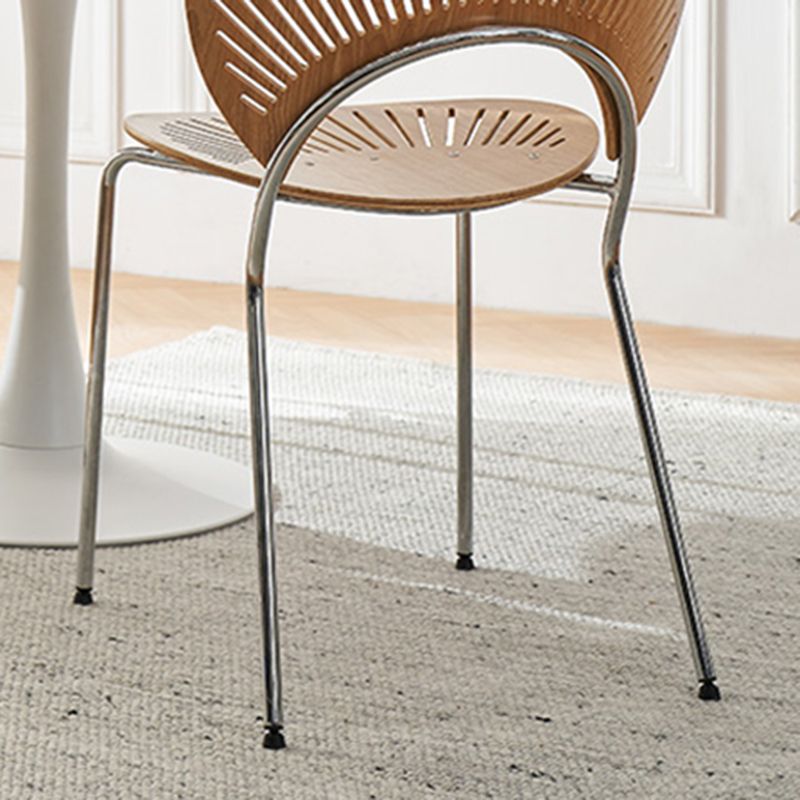 Industrial Style Wood Dining Side Chair Open Back Dining Side Chair Clearhalo 'Dining Chairs' 'Dining Tables & Seating' 'dining_chair' 'furn' 'furn_dining_chair' 'Furniture' 'furniture_dining_chair' 'Kitchen & Dining Furniture' 1200x1200_b02656d4-5192-4988-aebc-574beb61635f