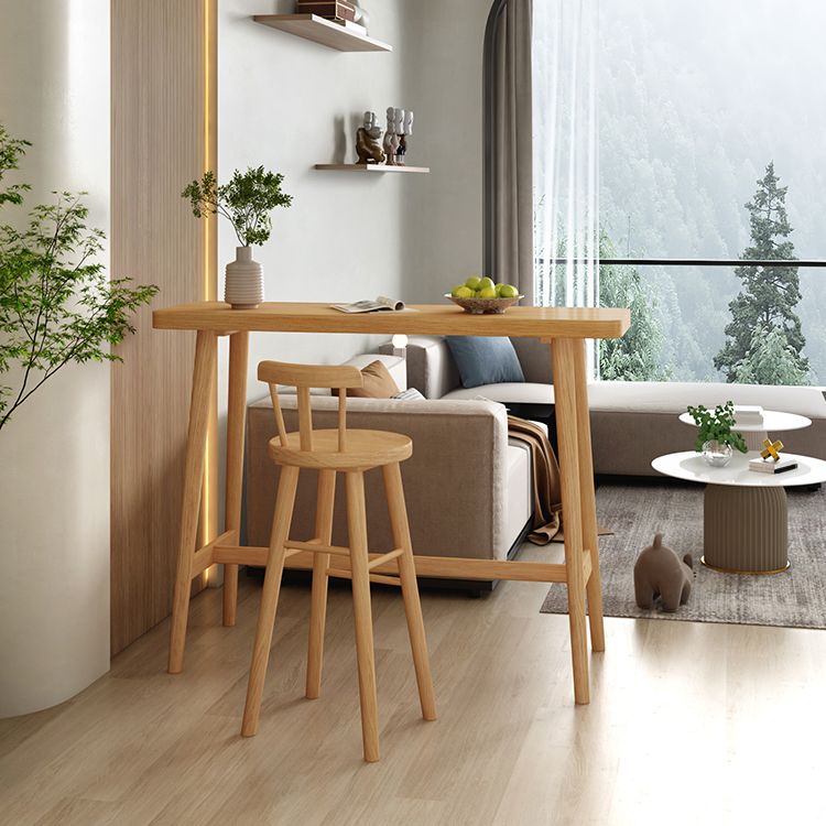 1/2/3 stuks moderne rechthoek pubtafel set houten toonbanktafel met hoge ontlasting