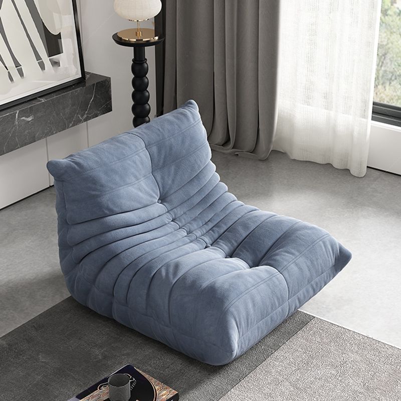 Contemporary Armless Accent Chair Upholstered Chair with Low Back