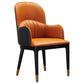 Contemporary Design Leather Dining Side Chair Solid Back Arm Chair for Home Use Clearhalo ' kitchen&dining_furn' 'Dining Chairs' 'Dining Tables & Seating' 'dining_chair' 'furn' 'furn_dining_chair' 'Furniture' 'furniture_dining_chair' 'Kitchen & Dining Furniture' 'kitchen' 1200x1200_b02b6709-a760-4c58-b3e3-32840731e25d