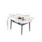 4 Legs Dining Table Sintered Stone Extendable Table for Kitchen Clearhalo 'Dining Tables & Seating' 'Dining Tables' 'dining_table' 'furn' 'furn_dining_table' 'Furniture' 'Kitchen & Dining Furniture' 1200x1200_b02bff53-863c-4e50-b82f-1f728f00e559