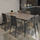 Sintered Stone Indoor Table in Grey Industrial Kitchen Table with 4 Legs Clearhalo 'Dining Tables & Seating' 'Dining Tables' 'dining_table' 'furn' 'furn_dining_table' 'Furniture' 'furniture_dining_table' 'Kitchen & Dining Furniture' 'kitchen' 'kitchen_dining_table' 1200x1200_b02c331a-4717-4096-97f3-bf9b23f55b92