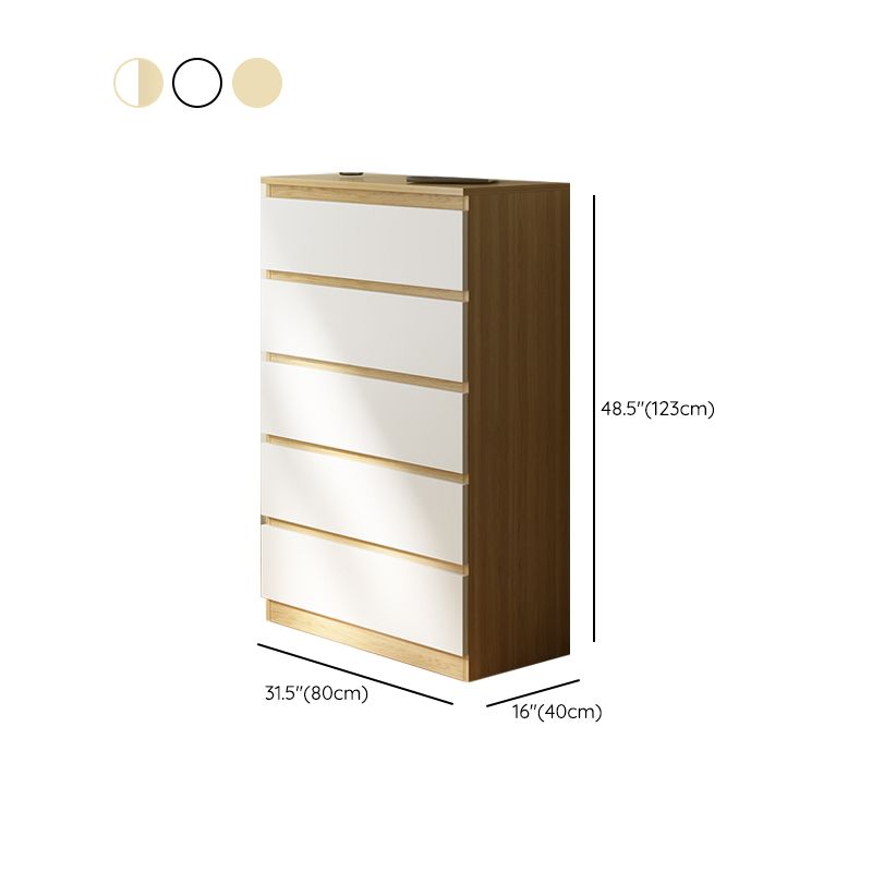 Modern Lingerie Chest Wood Vertical Storage Chest Dresser for Bedroom Clearhalo 'Bedroom Furniture' 'Dressers & Chests' 'dressers_chests' 'furn' 'furn_dressers_chests' 'Furniture' 1200x1200_b02c3b7e-d5c0-413a-986f-8b8a4d8cbe78