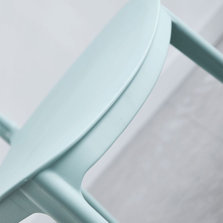 Contemporary Plastic Kitchen Dining Room Chair Open Back Side Chair Clearhalo 'Dining Chairs' 'Dining Tables & Seating' 'dining_chair' 'furn' 'furn_dining_chair' 'Furniture' 'furniture_dining_chair' 'Kitchen & Dining Furniture' 1200x1200_b02d128d-8de5-4210-bbb1-597210bee7f5