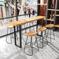Solid Wood Bar Dining Table Traditional Luxury Rectangle Bar Table with Sled Base Clearhalo 'Bar Furniture' 'Bar Tables' 'bar_tables' 'Furniture' 'furniture_bar_tables' 'Kitchen & Dining Furniture' 1200x1200_b02d3093-e6e6-478b-ad8a-c537e461a68b