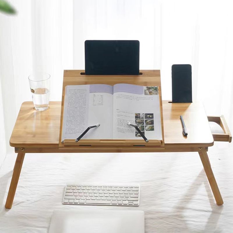 オフィスのための現代の人工木製オフィスデスク折りたたみ式ライティングデスク