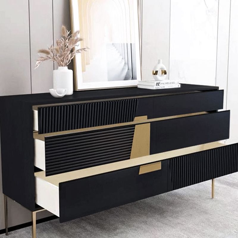 Contemporary Side Board Wood Sideboard with Drawers for Dining Room Clearhalo 'buffet_sideboard' 'Buffets & Sideboards' 'furn' 'furn_buffet_sideboard' 'Furniture' 'Kitchen & Dining Furniture' 1200x1200_b02f0453-ab28-41cf-83db-204d0e1a67a6