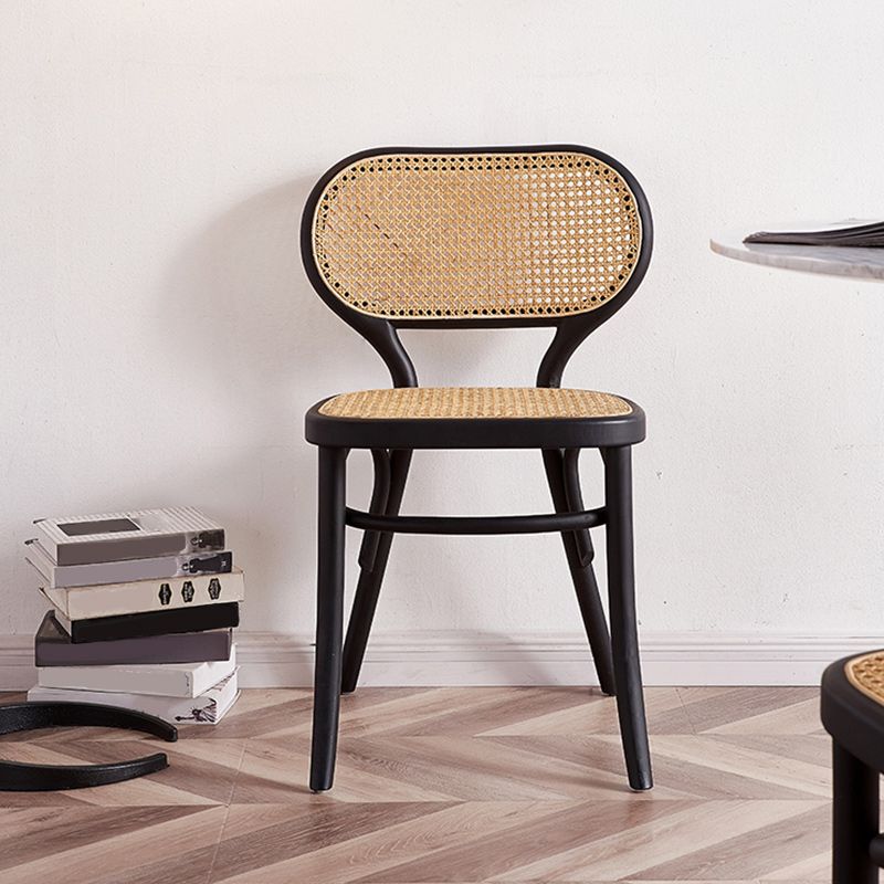 Traditionele stoelen zonder houten dineren Open achterste achterstoel voor restaurantgebruik