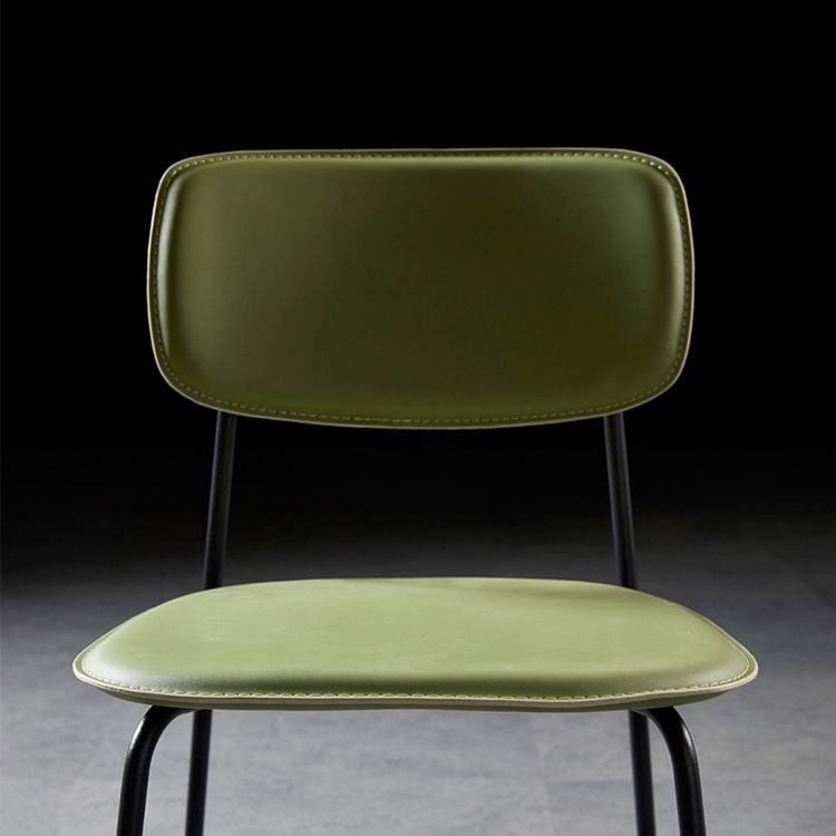 Contemporary Metal Dining Room Chairs Armless Open Back Dining Chair for Home Use Clearhalo ' kitchen&dining_furn' 'Dining Chairs' 'Dining Tables & Seating' 'dining_chair' 'furn' 'furn_dining_chair' 'Furniture' 'furniture_dining_chair' 'Kitchen & Dining Furniture' 'kitchen' 1200x1200_b0306e80-db91-4e1a-ae41-23232cc1e2da