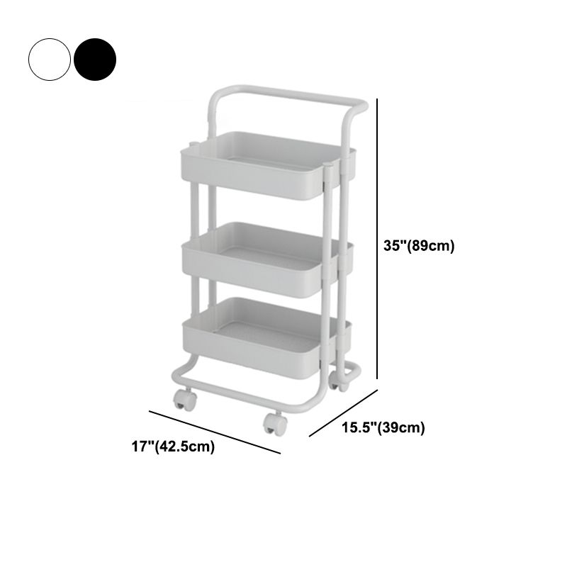 Open Industrial Etagere Bookshelf Steel Frame Plastic Shelf Bookshelf with Caster Wheels Clearhalo 'Bookcases' 'furn' 'furn_bookcases' 'Furniture' 'furniture_bookcases' 'Office Furniture' 1200x1200_b032fe4d-a536-46e2-bca4-3a690c2831e9