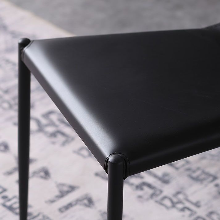 Leather Dining Side Chairs Modern Indoor-Outdoor Chair for Home Clearhalo 'Dining Chairs' 'Dining Tables & Seating' 'dining_chair' 'furn' 'furn_dining_chair' 'Furniture' 'Kitchen & Dining Furniture' 1200x1200_b0339dd7-b080-4005-9b6e-7edf23d87550