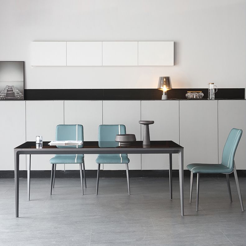 1/4/5/7 Pcs Dining Room Table and Chair Rectangular Dining Room Table Set Clearhalo 'Dining Room Sets' 'Dining Tables & Seating' 'dining_room_set' 'furn' 'furn_dining_room_set' 'Furniture' 'furniture_dining_room_set' 'Kitchen & Dining Furniture' 1200x1200_b0352a9a-a2fe-46b7-ae31-26254fc4dd39