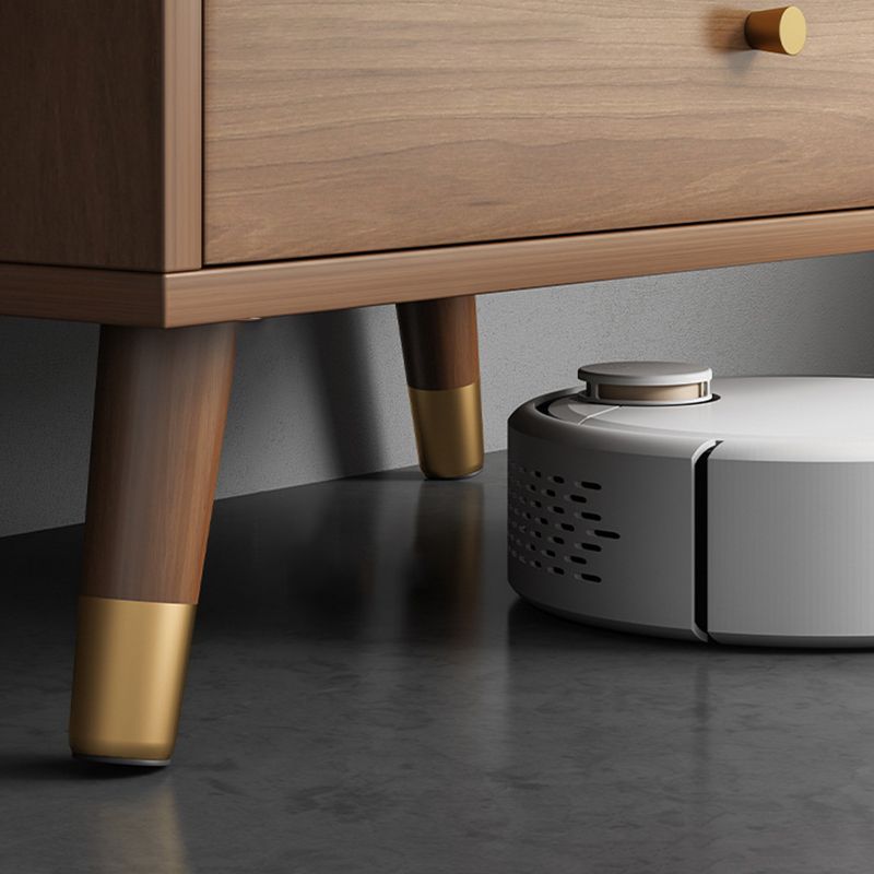 29.52'"/35.43" Tall Brown Wooden Chest, Rectangle Accent Chest with Drawers Clearhalo 'Cabinets & Chests' 'cabinets_chests' 'furn' 'furn_cabinets_chests' 'Furniture' 'Living Room Furniture' 1200x1200_b037b8b7-5f8a-4365-95e7-136b79572f5a